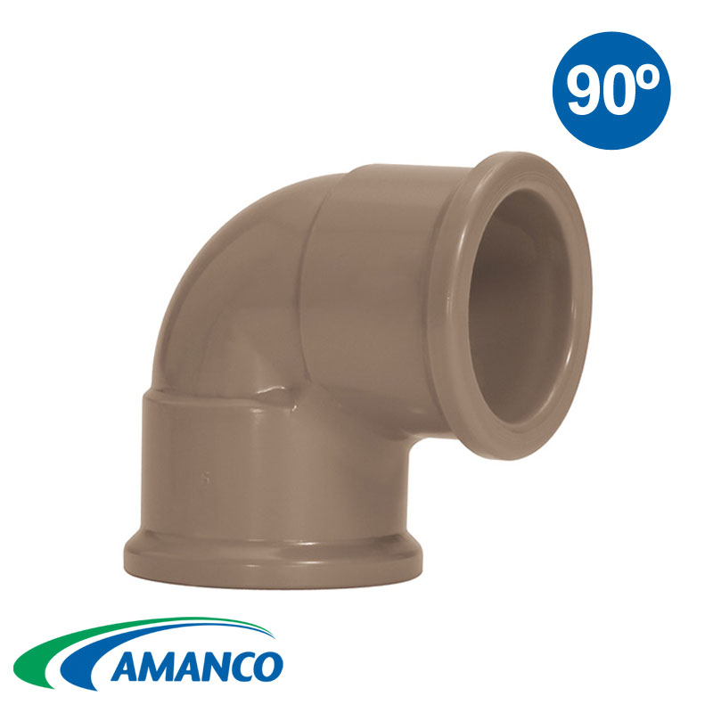 CODO 90º PVC SOLDABLE AMANCO 110mm